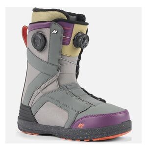 Men’s K2 Boundary snowboarding boots, size 8.5